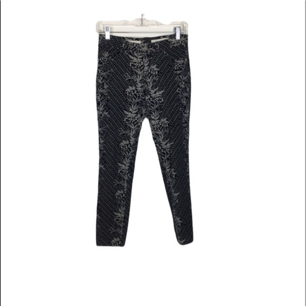Anthropologie Pilcro The Letterpress corduroy fun print Floral Pants Size 27